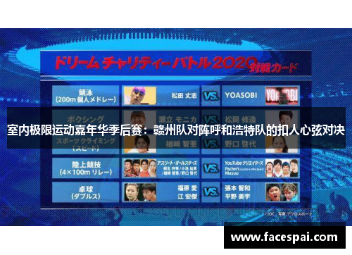 室内极限运动嘉年华季后赛：赣州队对阵呼和浩特队的扣人心弦对决